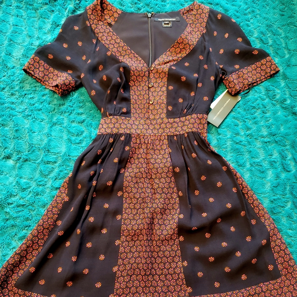 French Connection Multicolor Dress nwt sz 2
